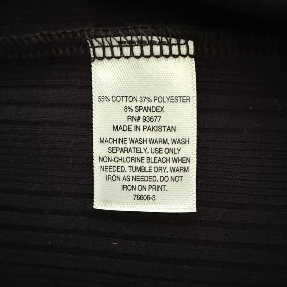 a.n.a. Black Crossover Halter Top Size L - Picture 7 of 7